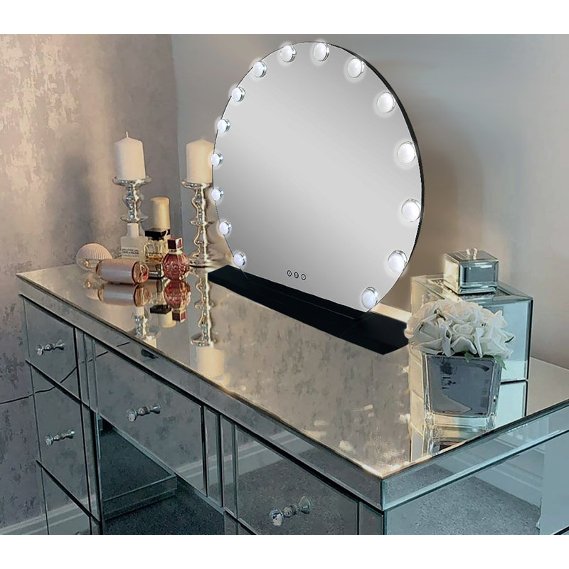 Orren Ellis Lighted Dresser Mirror Wayfair